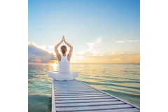 Image Woman Yoga Sea